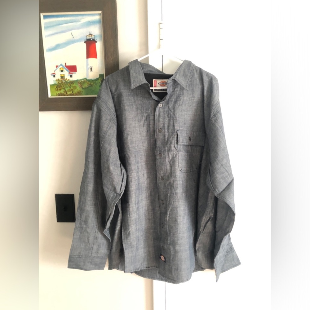 Gray Button Down shirt